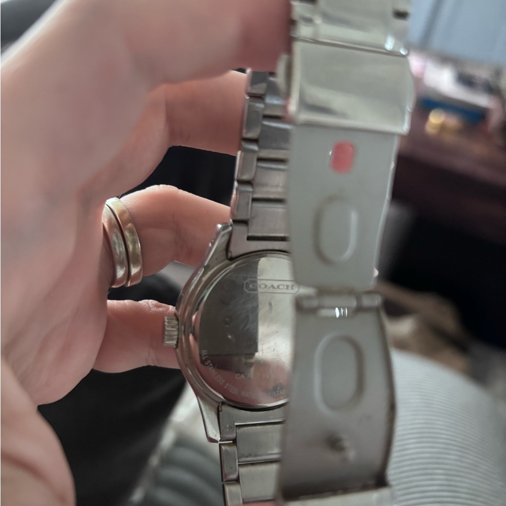 COACH "Maddy" wrist watch, model #14501937, stainless steel case & bracelet EUC - Picture 7 of 8